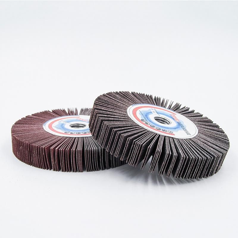 Unmounted Abrasive Flap Wheel for Metal Polishing Stainless Steel Grinding Wheel Hole Size M16