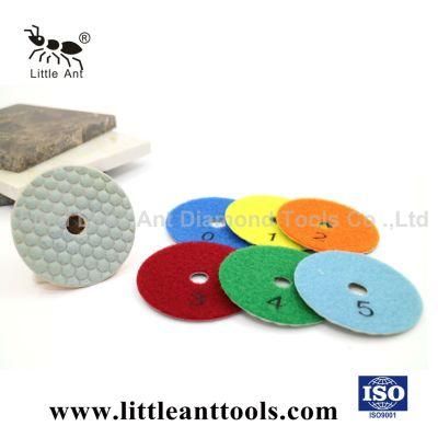 Little Ant Hot Sale Pressed Dry Polishing Pad Used for Polishing Granite Marble Terrazzo