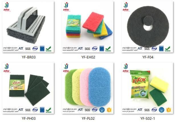 Abrasive Concrete Floor Cleaning Scrubber Floor Pads