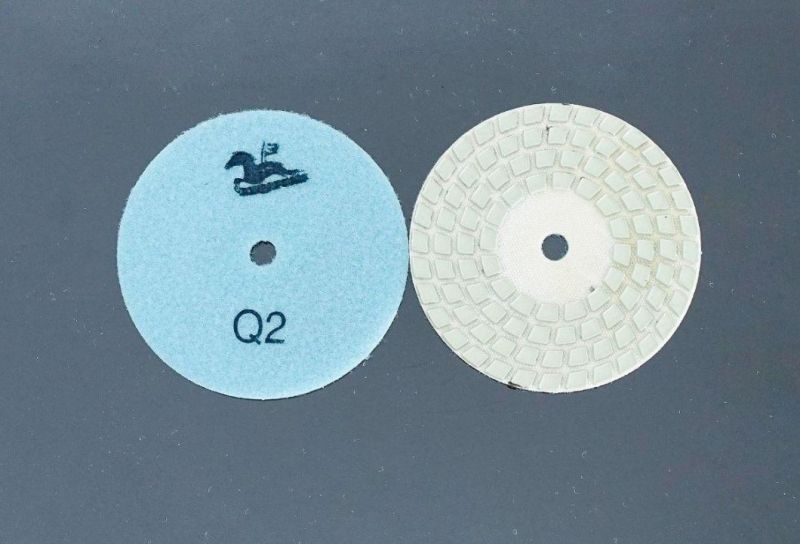 Qifeng Top Four-Step Diamond Resin Dry Resin Polishing Pads for Nature Stones