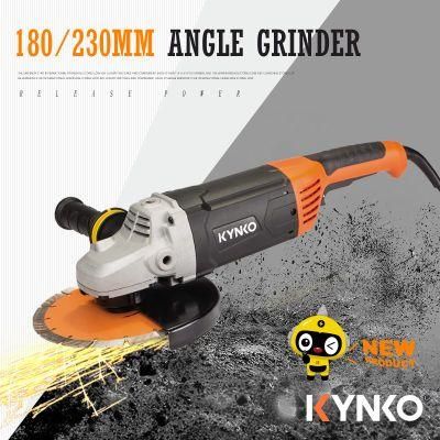 2300W Strong Power 230mm Big Angle Grinder for Heavy Duty Cutting and Grinding by Kynko Power Tools (KD71)