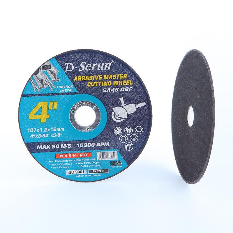 4 Inch Cut off Wheel Abrasive Cutting Disc Grinding Wheel