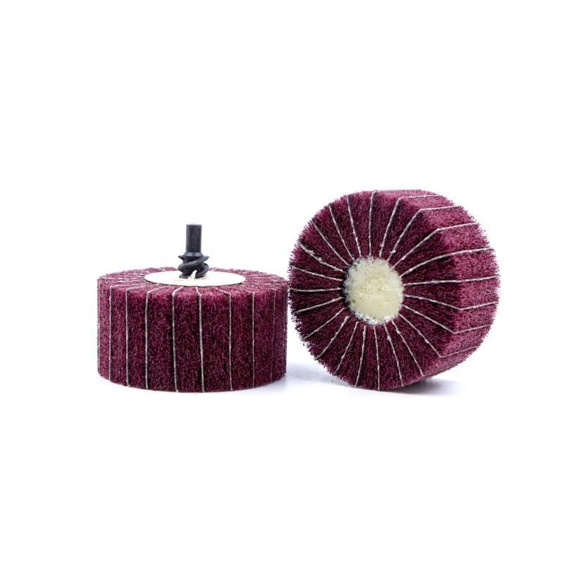 Non-Woven Flap Wheel with Black Thread Shank