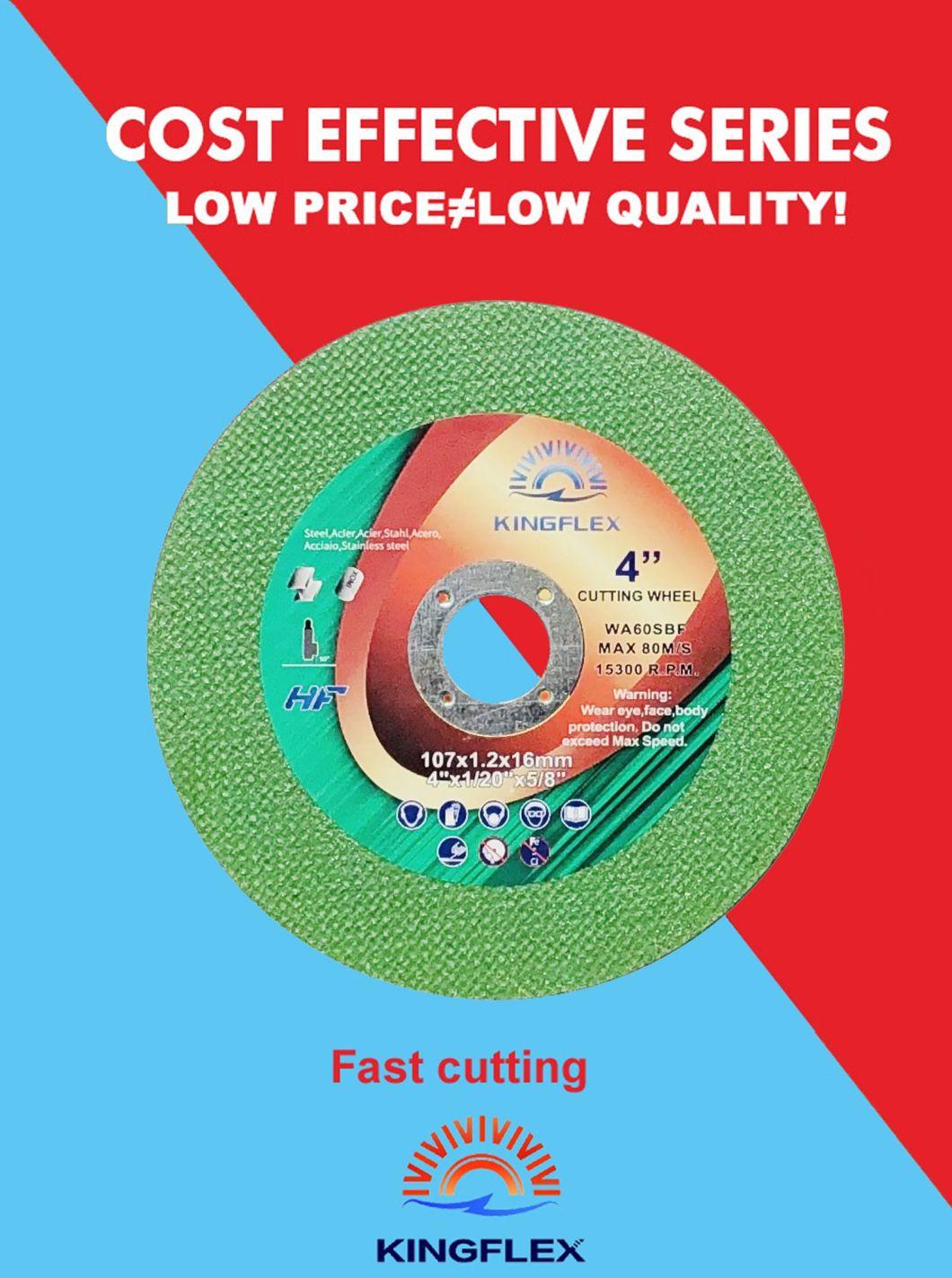 Super Thin Cutting Wheel, 107X1X16mm, 1net Green, 70m/, Special for Asia Market