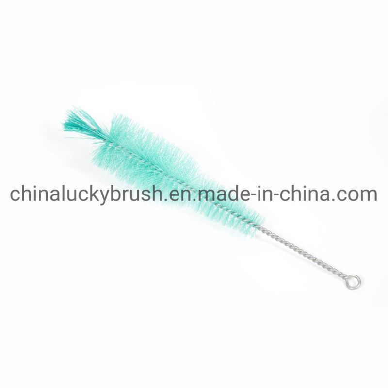 Bottle Tube Orifice Cleaning Brush Steel Wire Nylon Wire Smalllight Cleaning or Polishing Brush (YY-976)