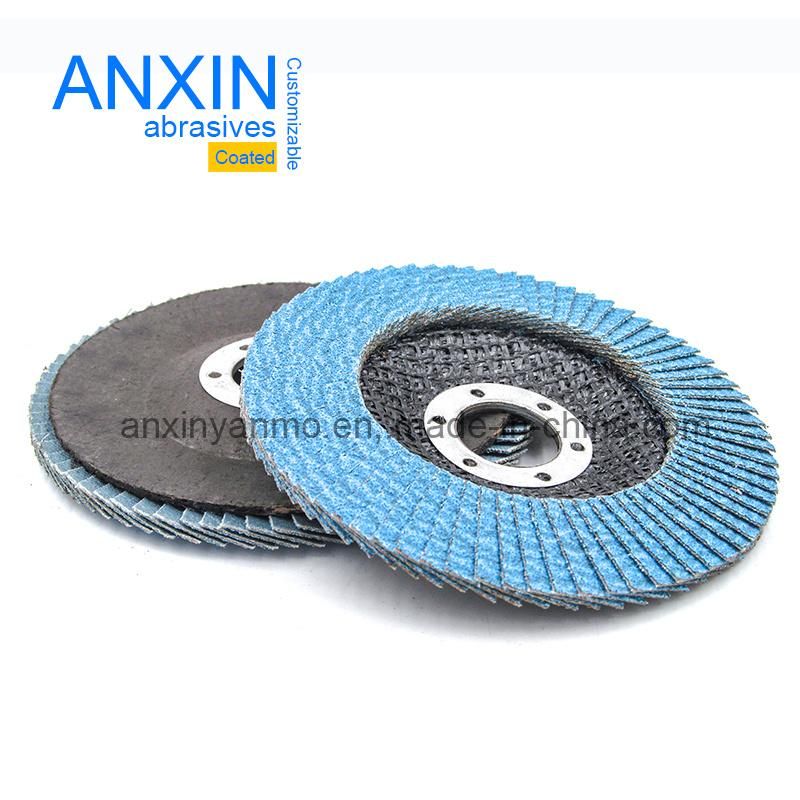 High Quality Flap Disc with Blue Ceramic Sand Cloth for Steel or Other Metal