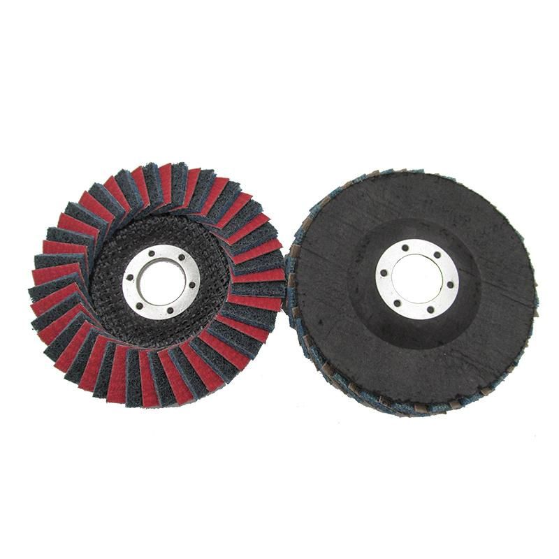 Bbl Surface Condition material Interleaved with Ceramic Abrasive Cloth Flap Disc