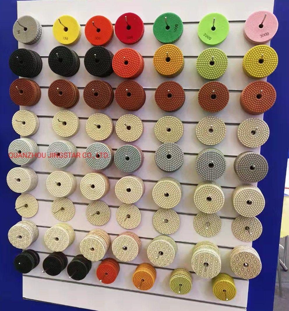 Diamond Resin Bond Honeycomb Dry Flexible Polishing Wheel for Marble Polishing