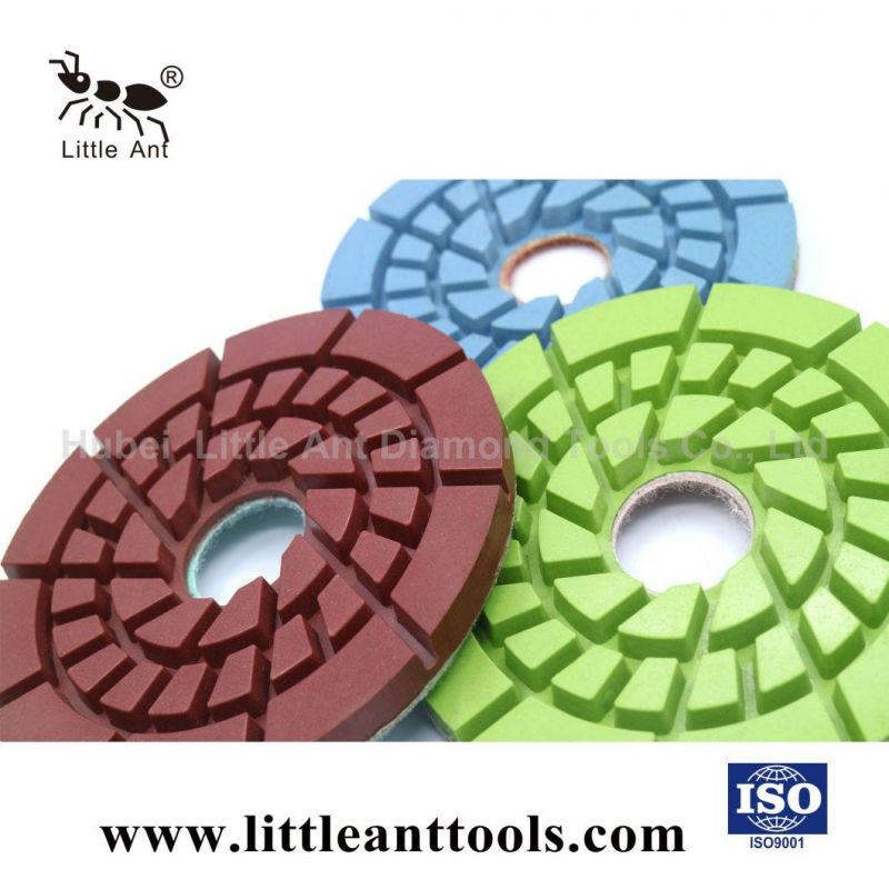 5" Resin Pads Wet Diamond Floor Polishing Pad for Granite, Marble with