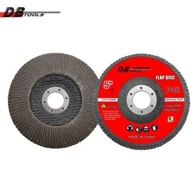 5 Inch 125mm Abrasive Flap Disc Heated Aluminum Oxide for for Angle Grinder