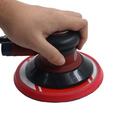 6 Inch Car Polisher Machine Non-Vacuum Matte Surface Pneumatic Air Sander Grinding Machine Car Paint Care Tool