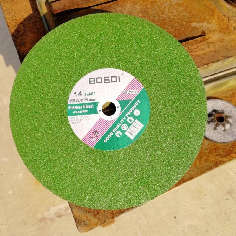 High Quality 230X3X22mm Sharp Cutting Disc, Resin Abrasive Metal Cutting