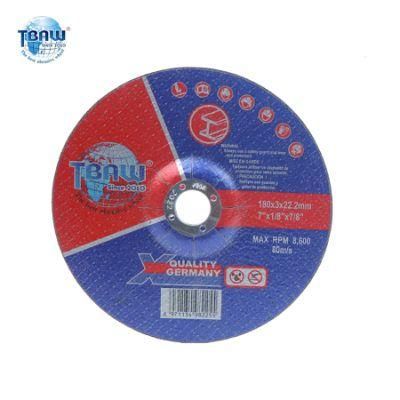 180X3X22mm OEM Abrasive Polishing Cut off Disc Flap Tooling Cutting and Grinding Wheel T42 Cutting Disc Made in China Tools