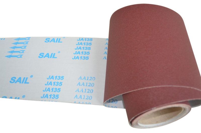 Sail Ja135 Calcined Aluminum Oxide Close Coated J-Weight Soft Cloth Machine Use for Wood and Metal Polish