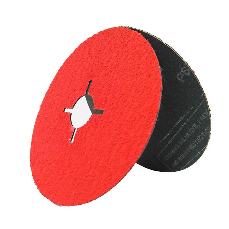 Fiber Disc Ceramic Polishing Stainless Steel 5"