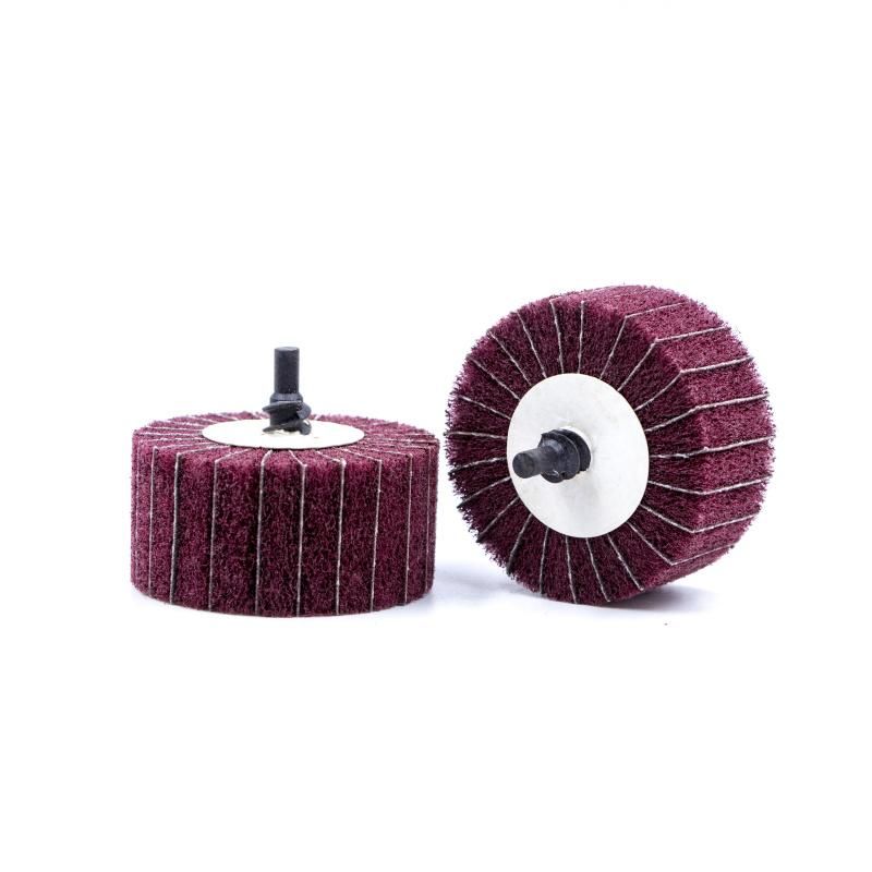 Non-Woven Flap Wheel with Black Thread Shank