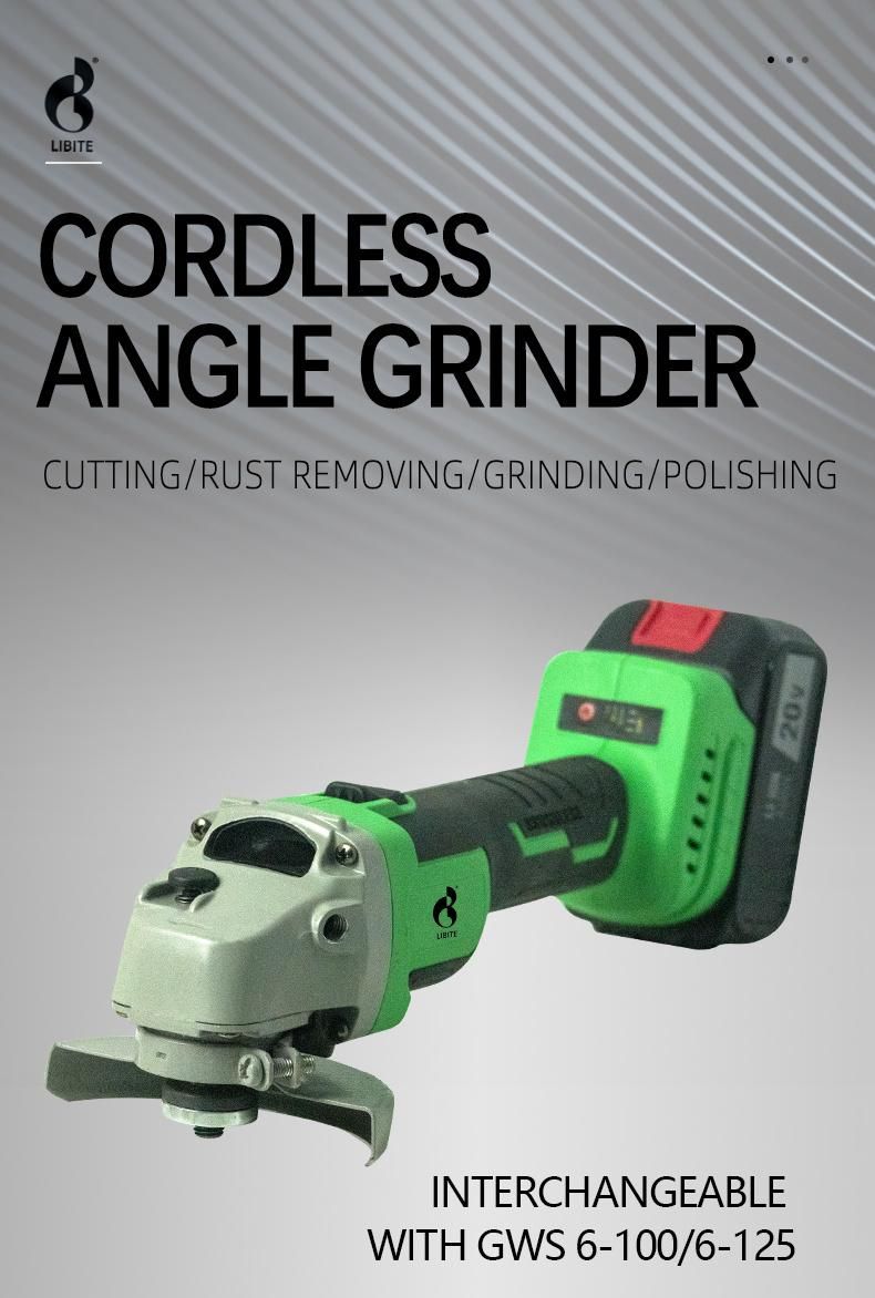 Hypermax 20V Li-ion Battery Cordless Brushless Rich-Inclusive Angle Grinder