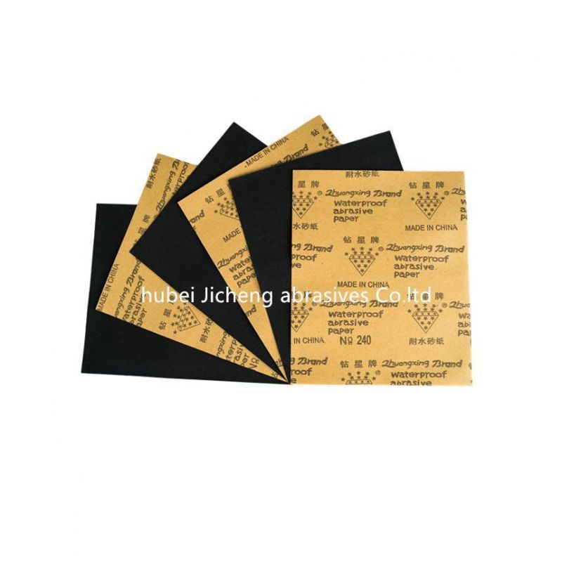 Craft Paper Backing Customized 9"*11" Silicon Carbide Waterproof Abrasive Paper Sanding Paper