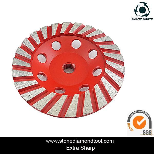 Turbo Diamond Grinding Grinding Cup Wheel for Concrete