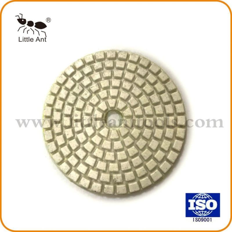 Universal Type Diamond Soft White Polishing Pads for Engineered Stone