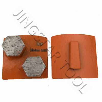 Redi Lock Metal Bond Diamond Grinding Shoes for Concrete Floor