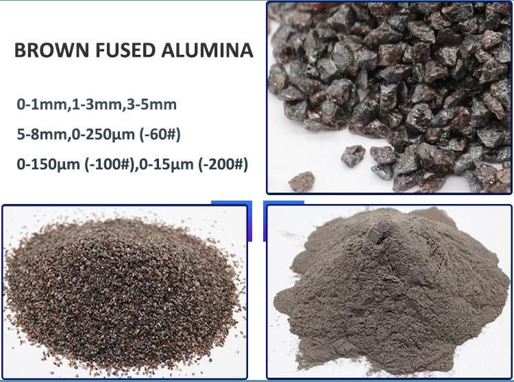 F1500 Brown Fused Alumina for Metal Profile Buffing