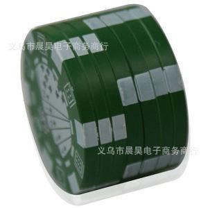 Plastic Herb Tobacco Smoke Grinder Chip Shaped