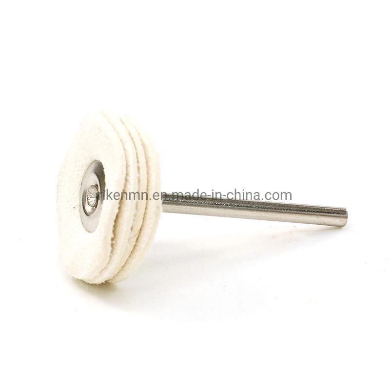 Wool Felt Wire Drawing Grinding Wheel Buffing Drum Flap Wheel Mirror Burnishing Polishing Brush