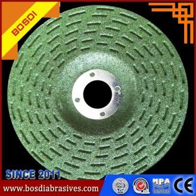 4inch Depressed Center Grinding Wheel for Grinding Marble, Stone, Concrete, Sharp Type, 100X6X16mm Slicon Carbide Grinding Wheel