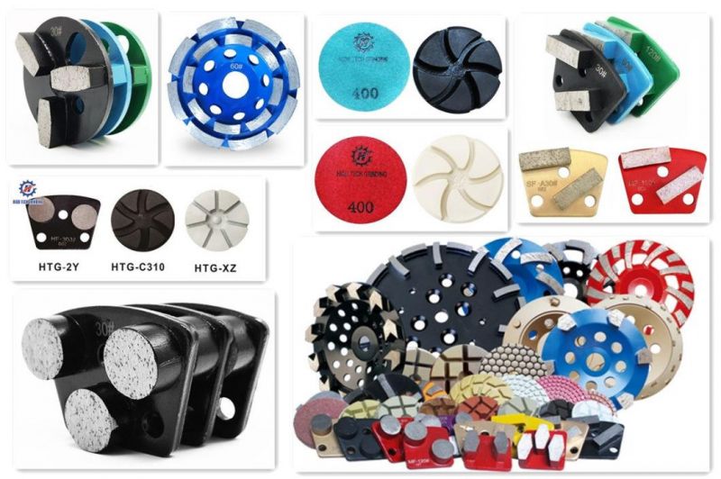 PCD Diamond Grinding Plates Shoes for Epoxy Removal