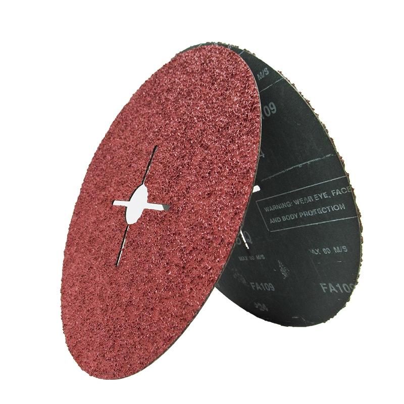 Resin Fiber Sanding Disc Aluminum Oxide 4.5"