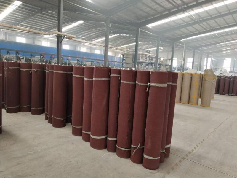 100mm*50m Red Aluminium Oxide Abrasive Cloth Rolls Factory