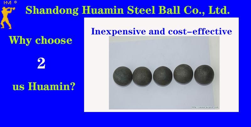 Low Chrome Forged Grinding Media Balls 125mm for Mining