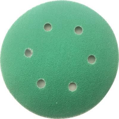 5 Inch Sanding Disc Polishing Pad Green Color for Wood