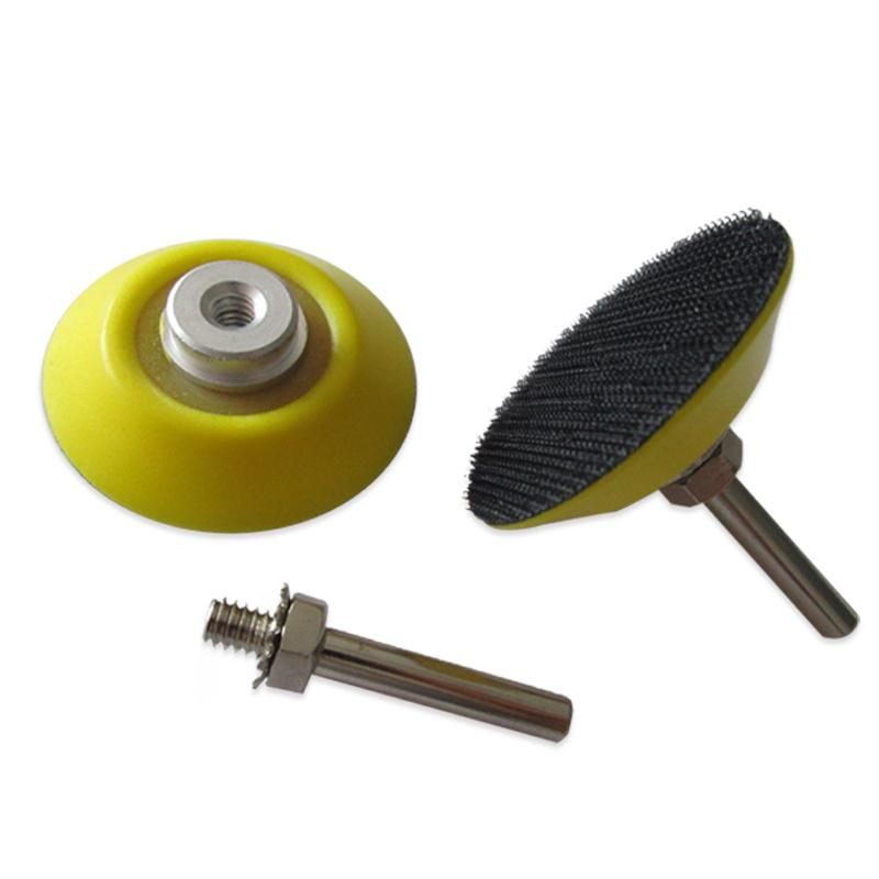 2 Inch M6 Female Thread Hook and Loop Backup Sanding Pad Sander Backing Pad Come with 6mm Shank Polishing Grinding Tools