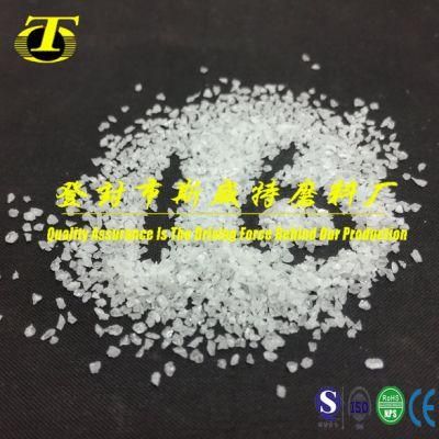 White Fused Alumina Aluminium Oxide Blasting Media F36 for Etching / Decorating