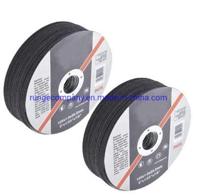 5&quot; Electric Power Tools Accessories Abrasive Aluminum Oxide Cutting Discs Wheels for Stainless Steel &. Metal Type 27