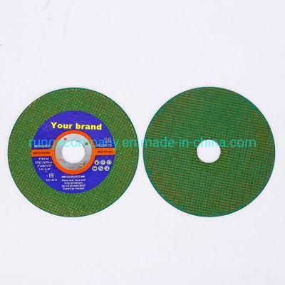 Power Electric Tools Accessories 4&quot; Bonded Abrasive Cutting Discs for Stainless Inox Metal Directly Factory
