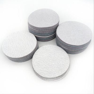 125mm with or Without Holes Paper Base Hook and Loop Velcro Sandpaper Abrasive Sanding Disc for Wood Paint