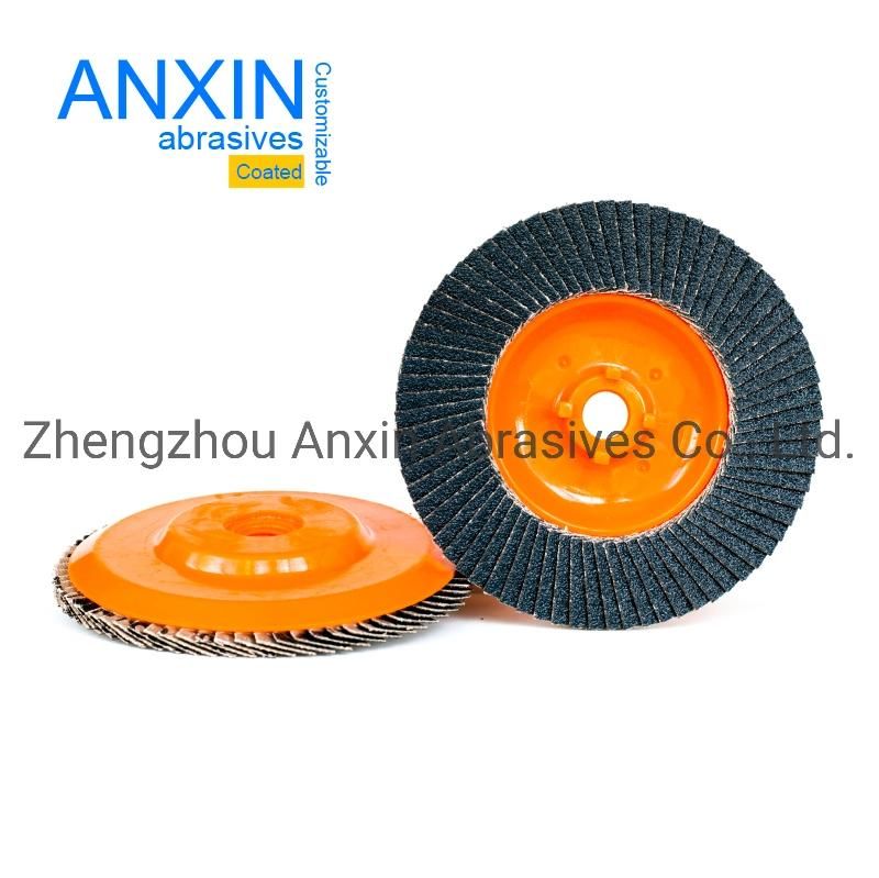Zirconia Flap Disc with 5/8"-11 Plastic Backing