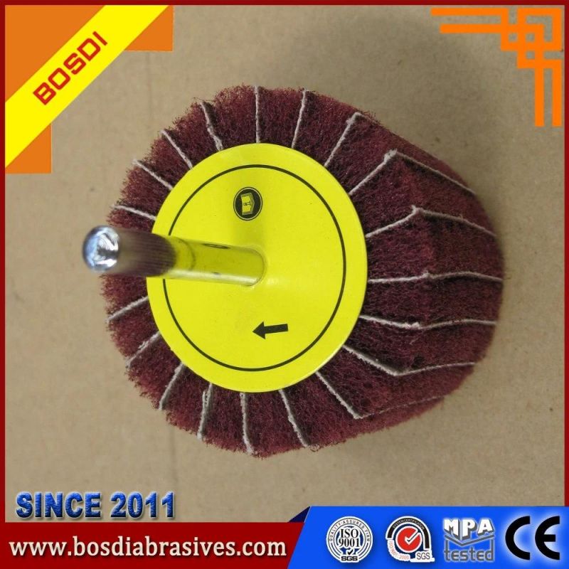 High Quality Mounted Flap Disk/Disc/Wheel, Grinding and Polishing Wood and Metal Product Surface, Fine Grinding for Inner Bore or Outer Surface