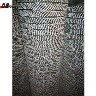 4&quot; 100mm 5/8&quot; Arbor Emery Cloth Wheel Flap Disc Heated Aluminum Oxide for Paint Wood Iron Metal Derusting Ss