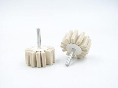 Woolen Polishing Flap Wheel with Spindle