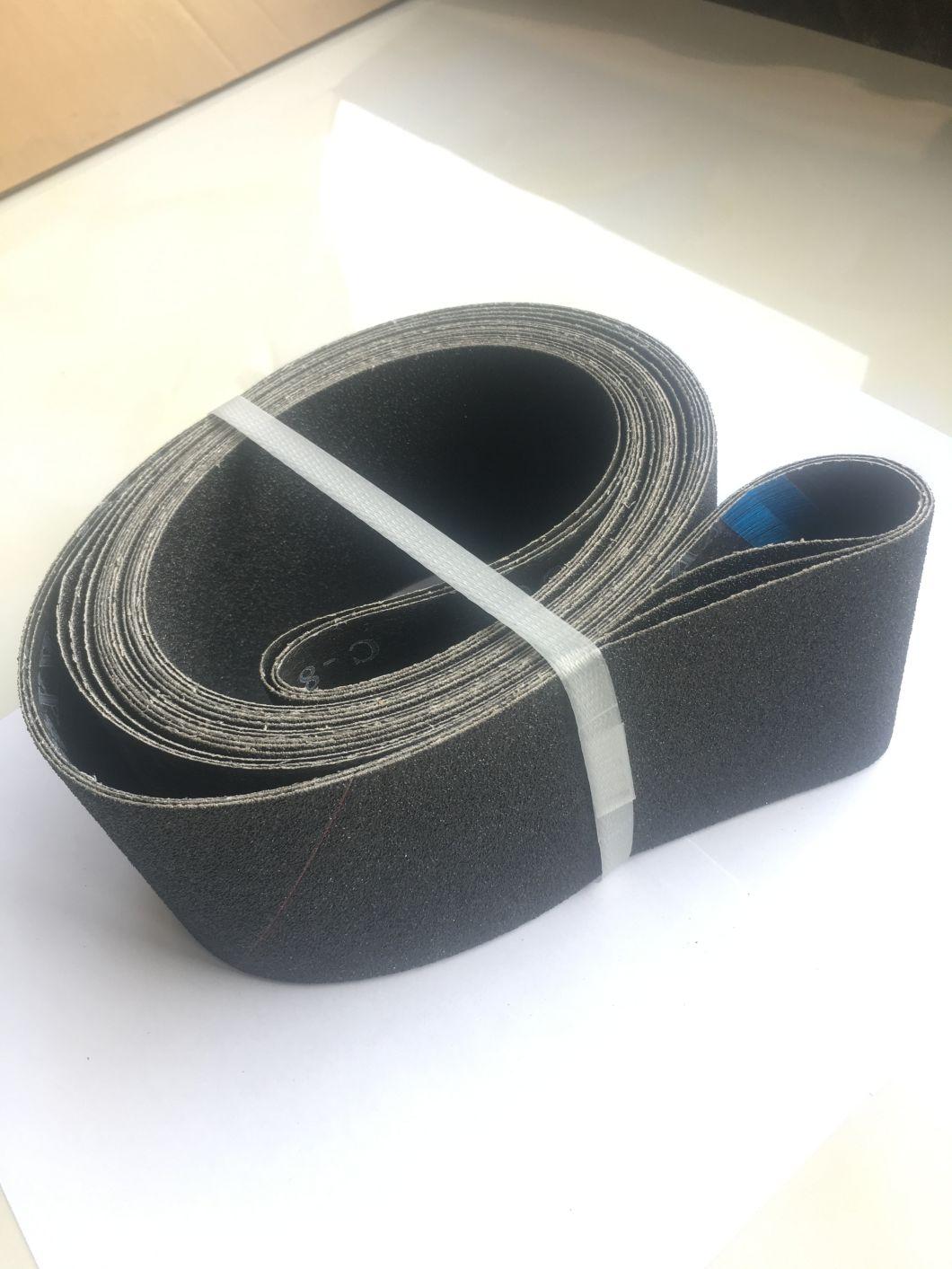 High Quality Wear-Resisting 60# Silicon Carbide Sanding Belt for Grinding Stainless Steel and Metal