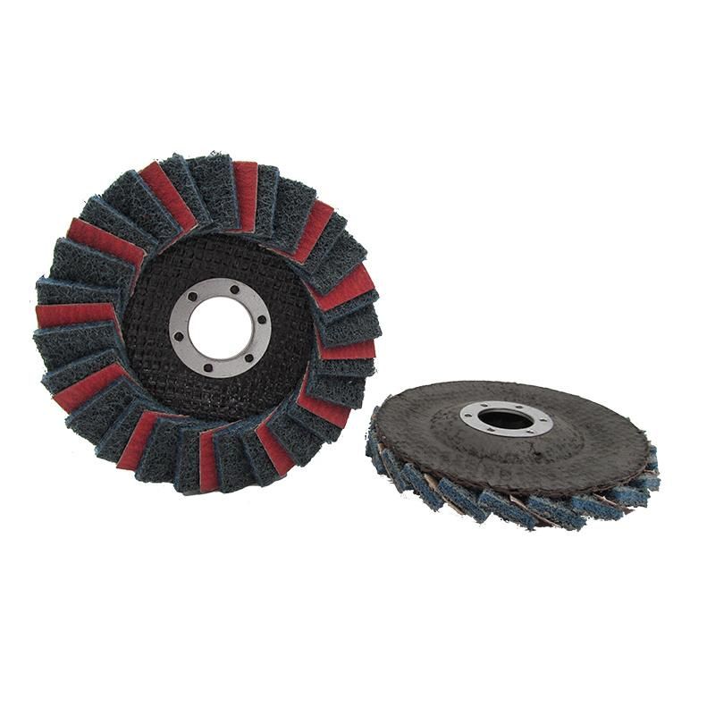 Surface Condition Material Interleaved Abrasive Cloth Flap Disc Grinding and Polishing