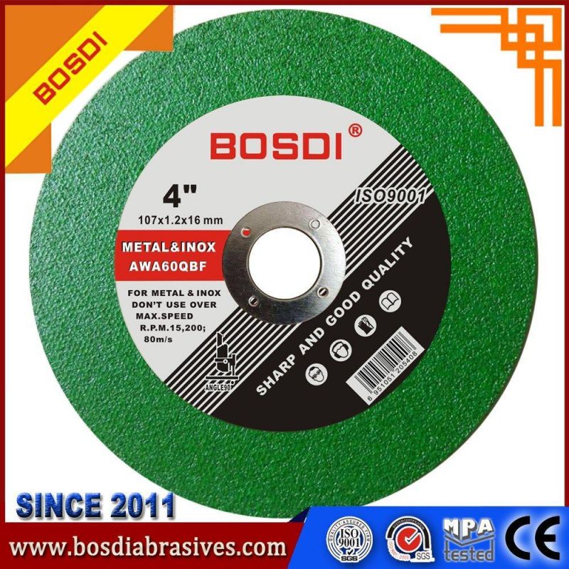 355X3.2X25.4 Double Nets Cutting Wheel, Green, Yellow, Black, and Red
