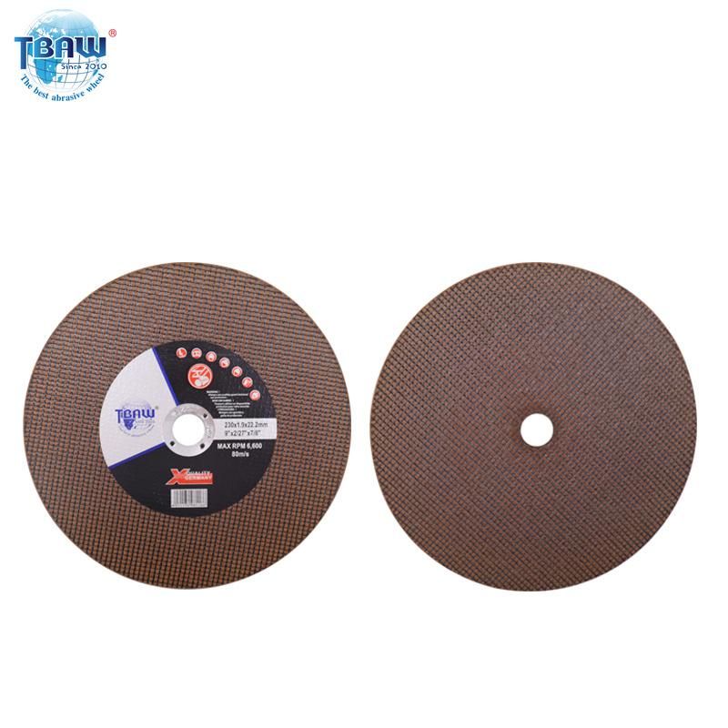 9 Inch Customized Resin Bond Abrasive Cutting Wheels Sharpen for Machine Cutting