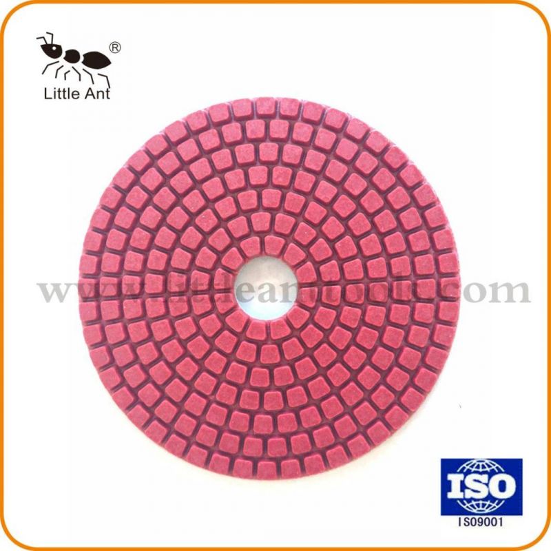 100mm Flexible Diamond Polishing Pad for Marble, Granite and Concrete