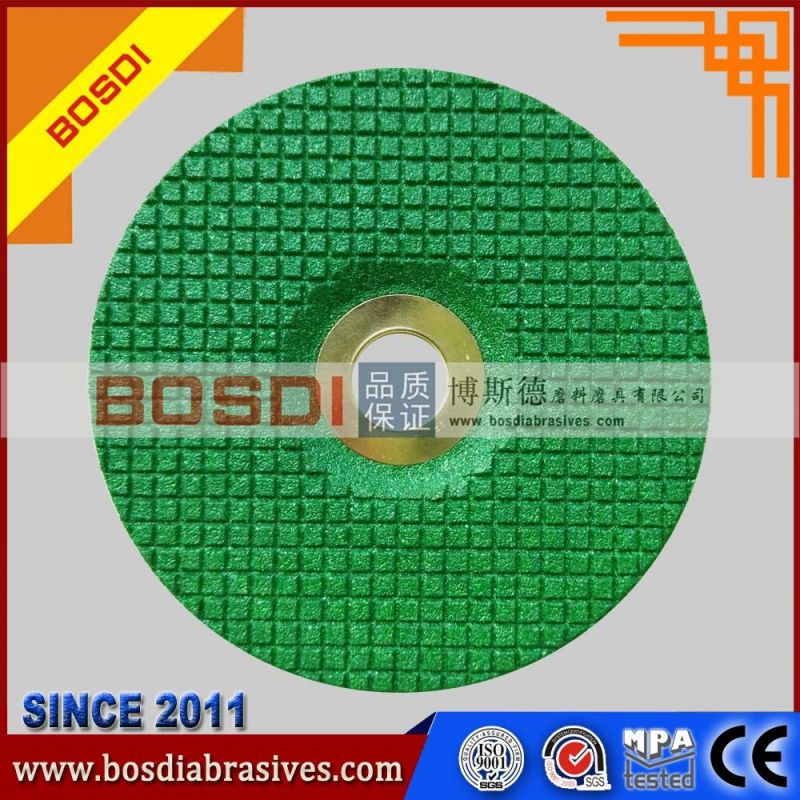 4.5" Resin Abrasive Grinding Disk/Wheel with Plastic Backing Pad, Grinding Disc/Disk/Wheel, Flexible Grinding Wheel