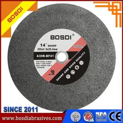 Factory Direct Supply 14&prime;&prime; Black Cutting Wheel for Metal and Stainless Steel